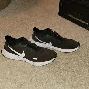 Nike Shoes Nike Revolution Size 5 Running Shoes Black White